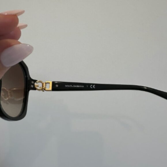 Dolce & gabbana tortoise large frame sunglasses main image 6